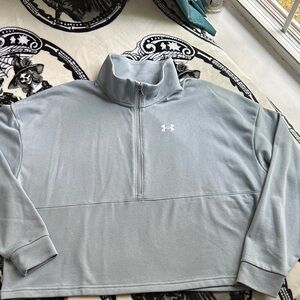 Under Armour Cropped Quarter-Zip Pullover
